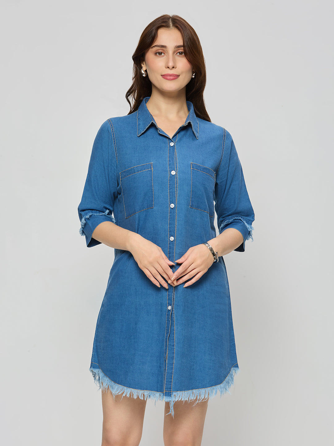 Denim dress
